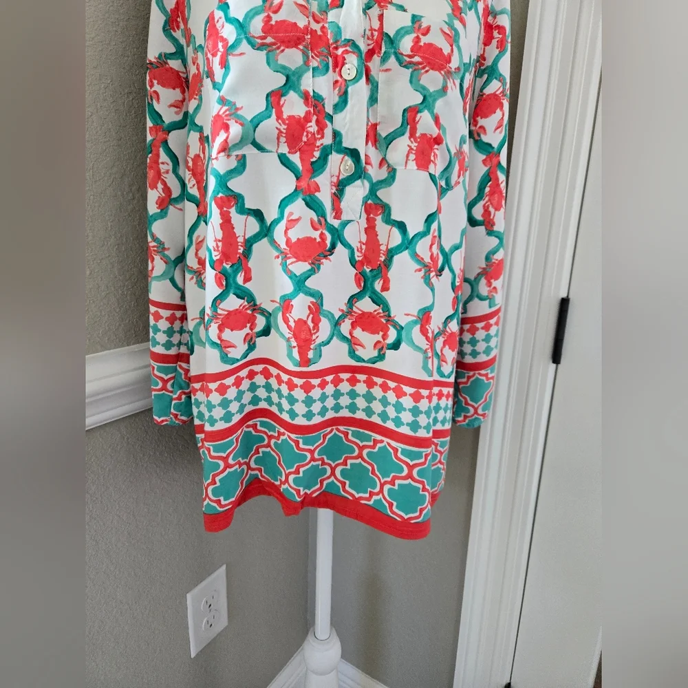 Ruby Rd. Lobster Shirt, Large - Picture 2 of 12